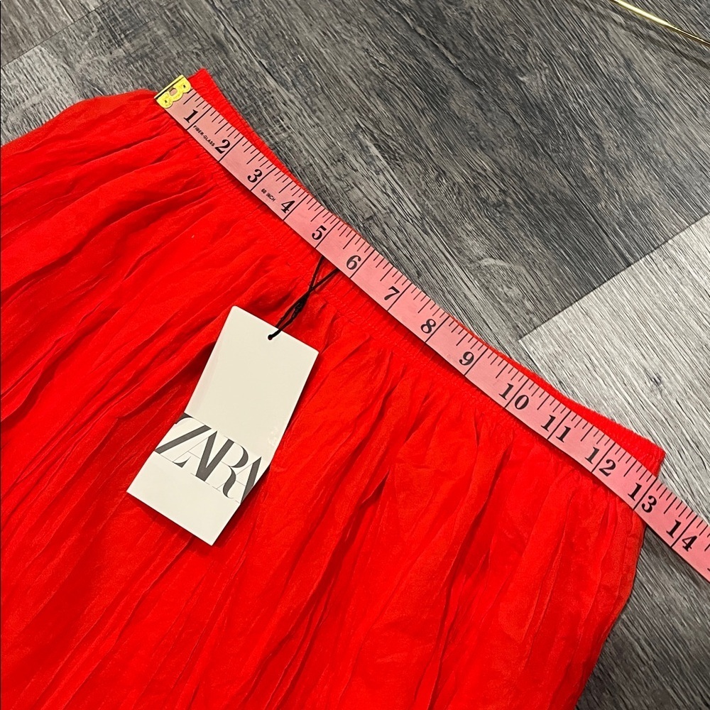 ZARA new with tags WRINKLE LOOK SKIRT - small - Picture 8 of 9
